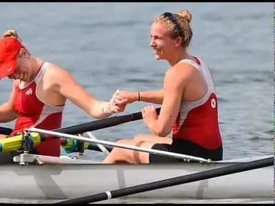 2014 Big Ten Medal of Honor: Peter Kobelt and Allison Elber
