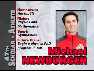 2014 Big Ten Medal of Honor: Michael Newburger and Alexandra Norris