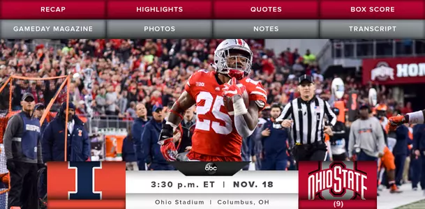 Buckeyes Send Seniors Off with 52-14 Win Over Illinois