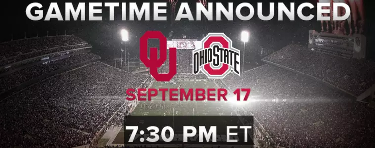 Ohio State vs. Oklahoma will be a 7:30 EDT Kick on FOX