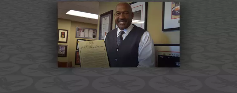 Smith Receives Resolution from Ohio Senate