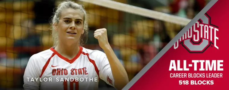 Sandbothe Sets All-time Career Blocks School Record