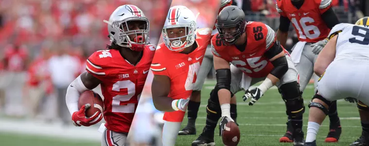 Samuel, Elflein & Hooker The Sporting News All-Americans