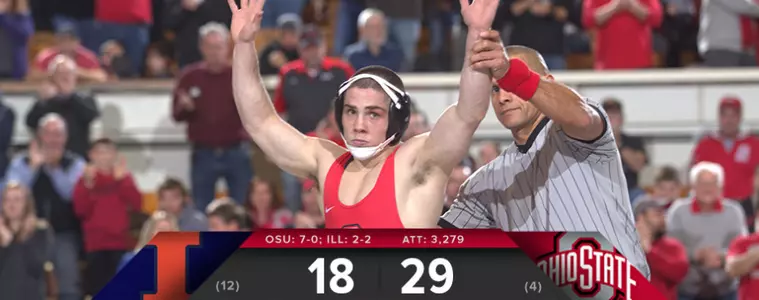 No. 4 Ohio State Pins Down 29-18 Win over No. 12 Illinois