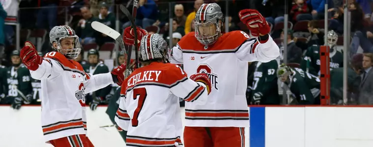 No. 13 Buckeyes Post 5-3 Senior Night Win over Michigan State