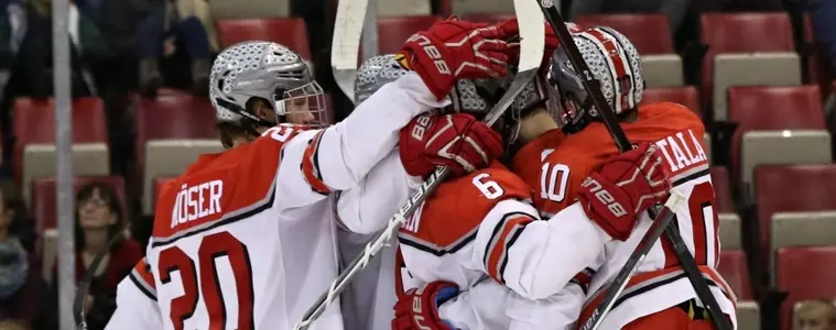 Buckeyes Advance in B1G Tourney with 6-3 Win over Spartans