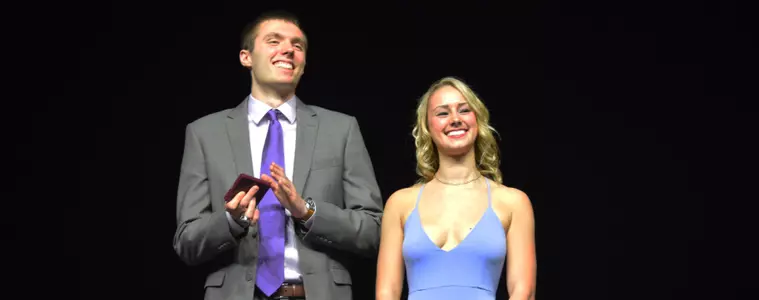 Blough and Baranski Receive Big Ten Medal of Honor