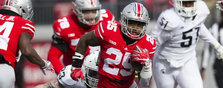 Mike Weber Named Big Ten Offensive Player of the Week