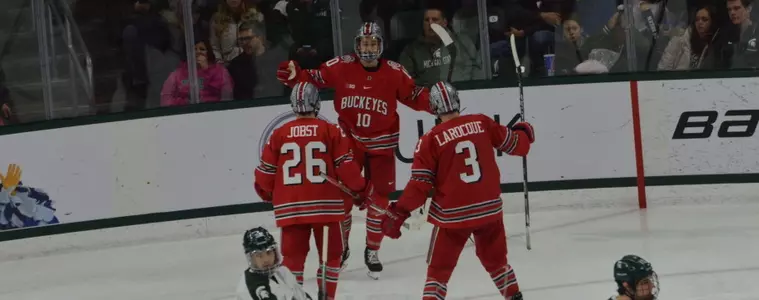 No. 8 Buckeyes Wrap Up Sweep with 5-3 Win over Spartans