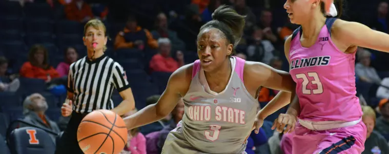 Mitchell and Harper Lead Buckeyes Past Illinois 88-69