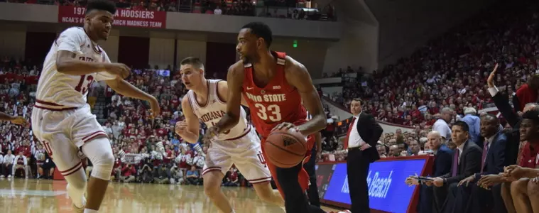 No. 16 Ohio State Edges Indiana 80-78 in Double OT