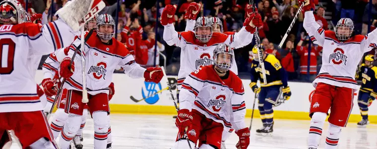 Buckeyes Advance To Big Ten Championship Game with 3-2 OT Win over Michigan