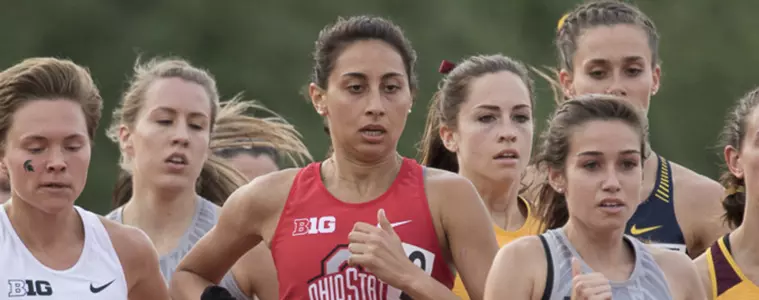 Julia Rizk’s School Record Highlights Opening Day at Big Ten Championships