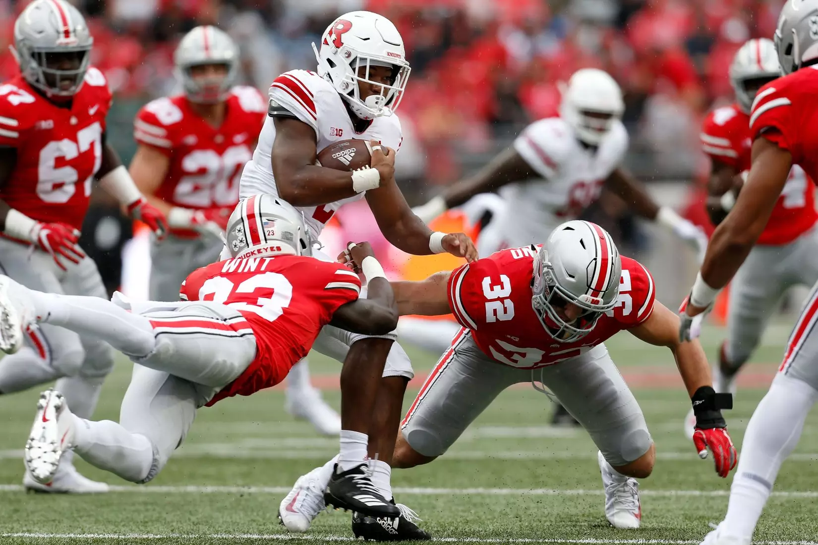 No. 4 Buckeyes Roll Rutgers, 52-3