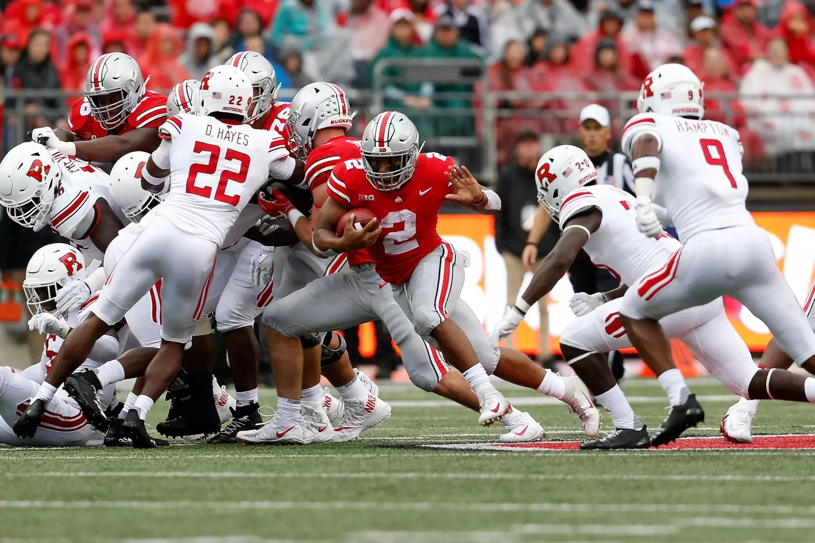 No. 4 Buckeyes Roll Rutgers, 52-3