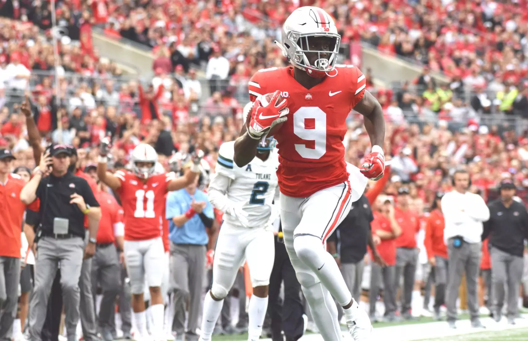 Buckeyes Dominant in 49-6 Win Over Tulane