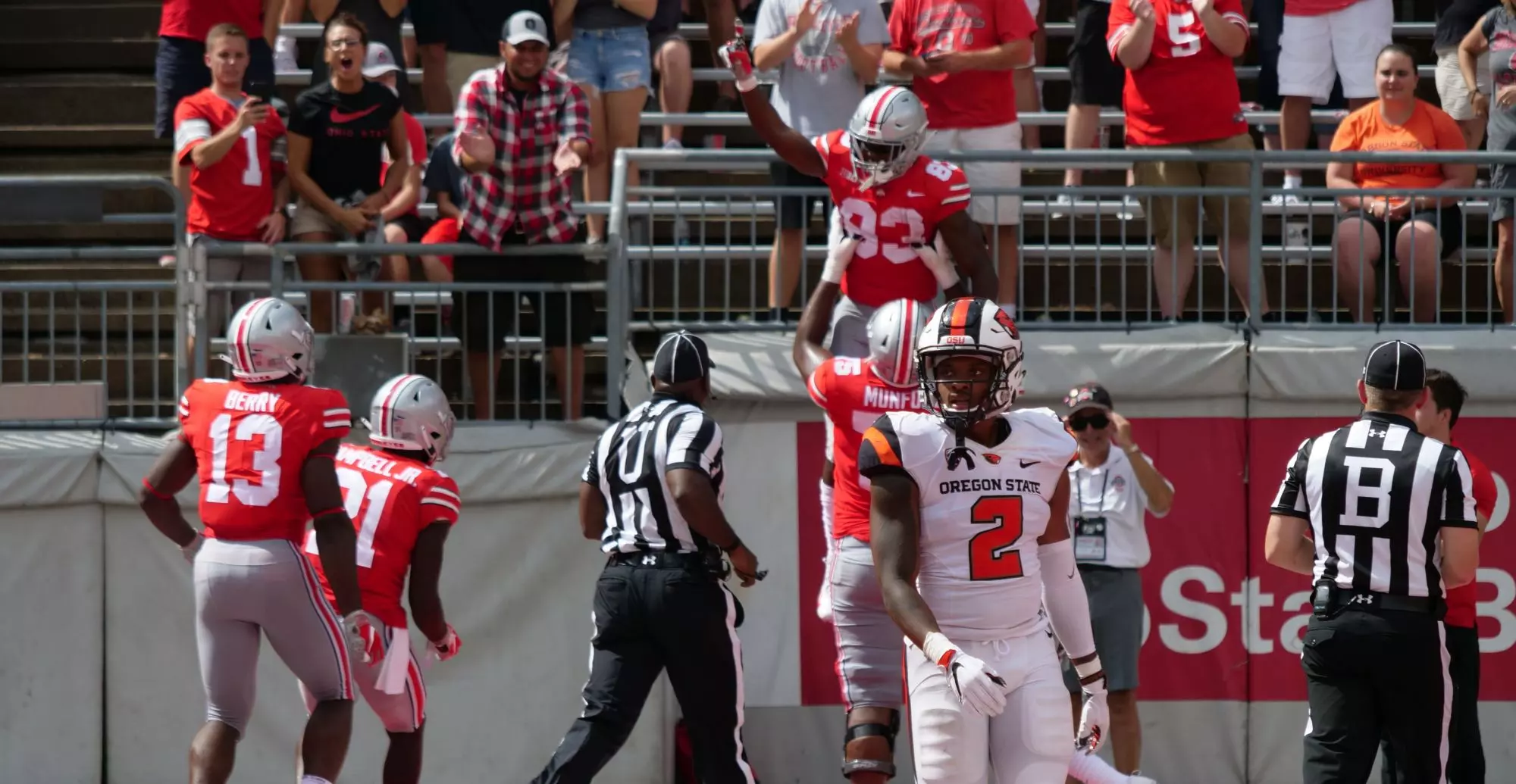 Ohio State Opens Season with Impressive Offensive Display, Downing Oregon State, 77-31