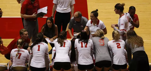 Buckeyes Downed in Straight Sets by No. 6 Wisconsin