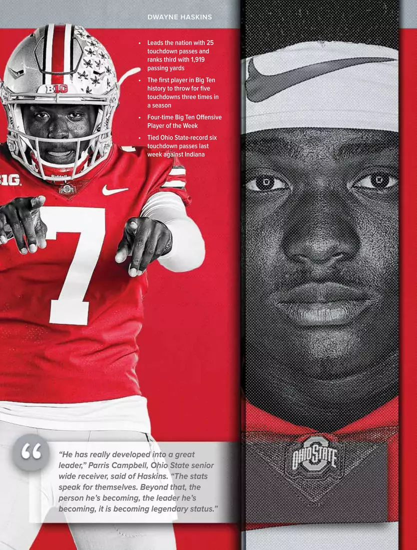 Ohio State vs. Minnesota 2018 Gameday Magazine