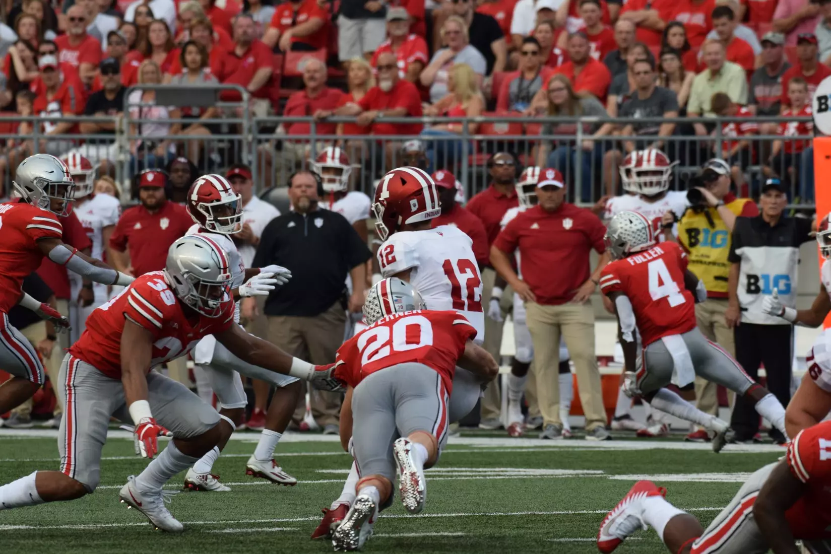 Buckeyes Pull Away From Hoosiers 49-26 on Homecoming
