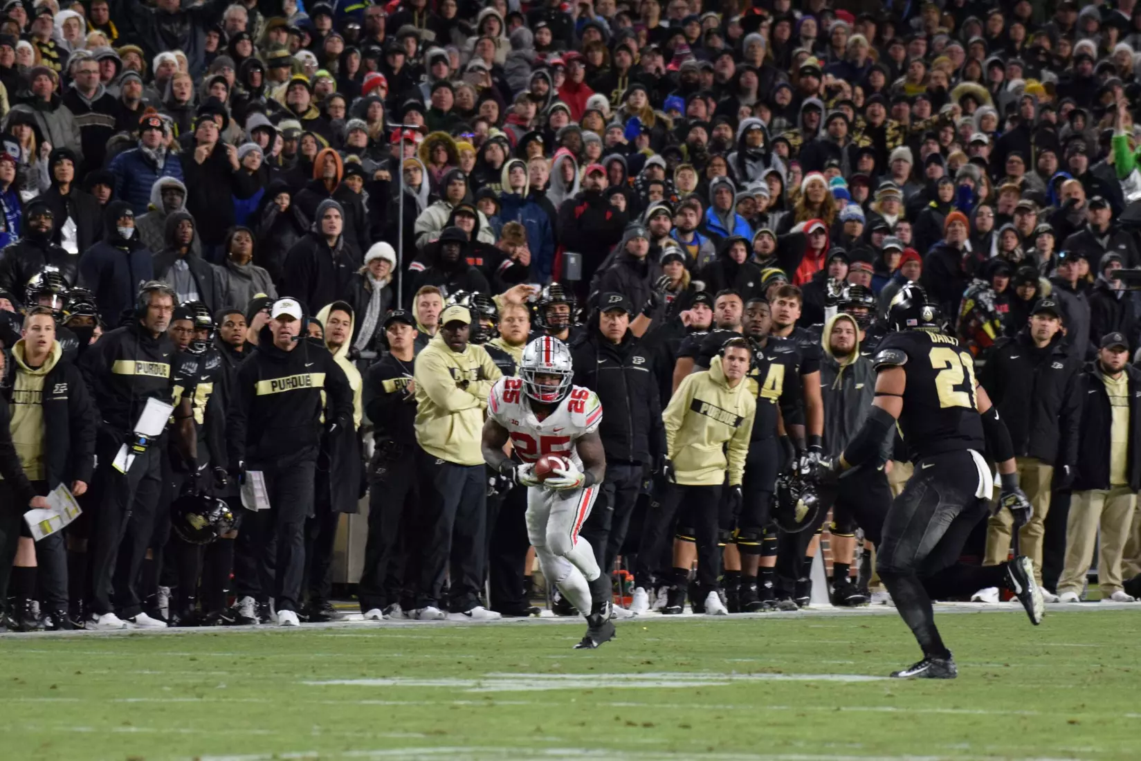 Ohio State Suffers First Setback at Purdue