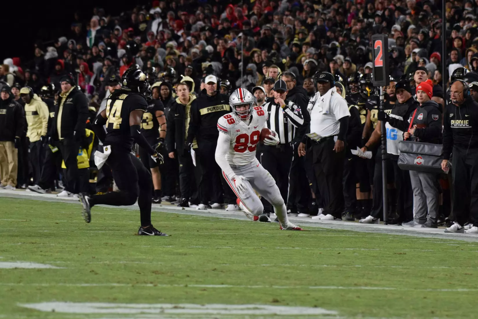 Ohio State Suffers First Setback at Purdue