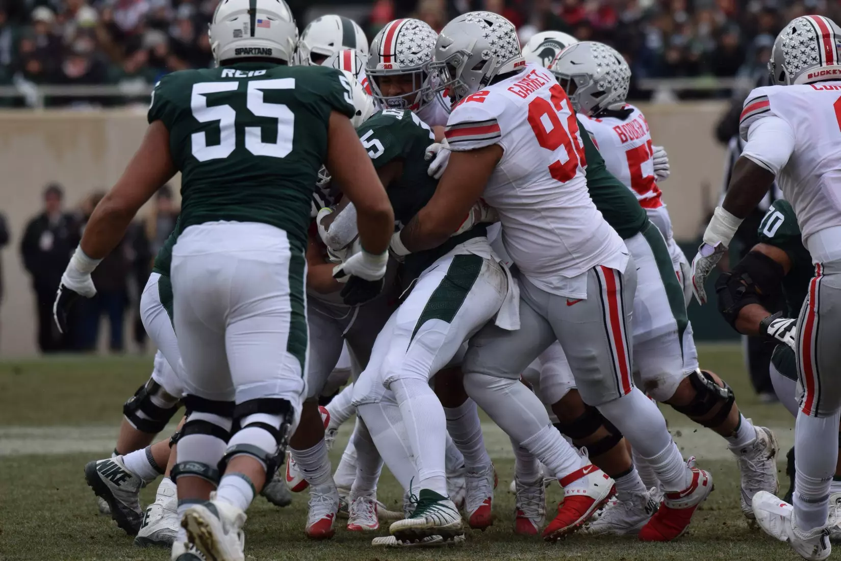 Buckeyes Out-muscle Michigan State in Second Half