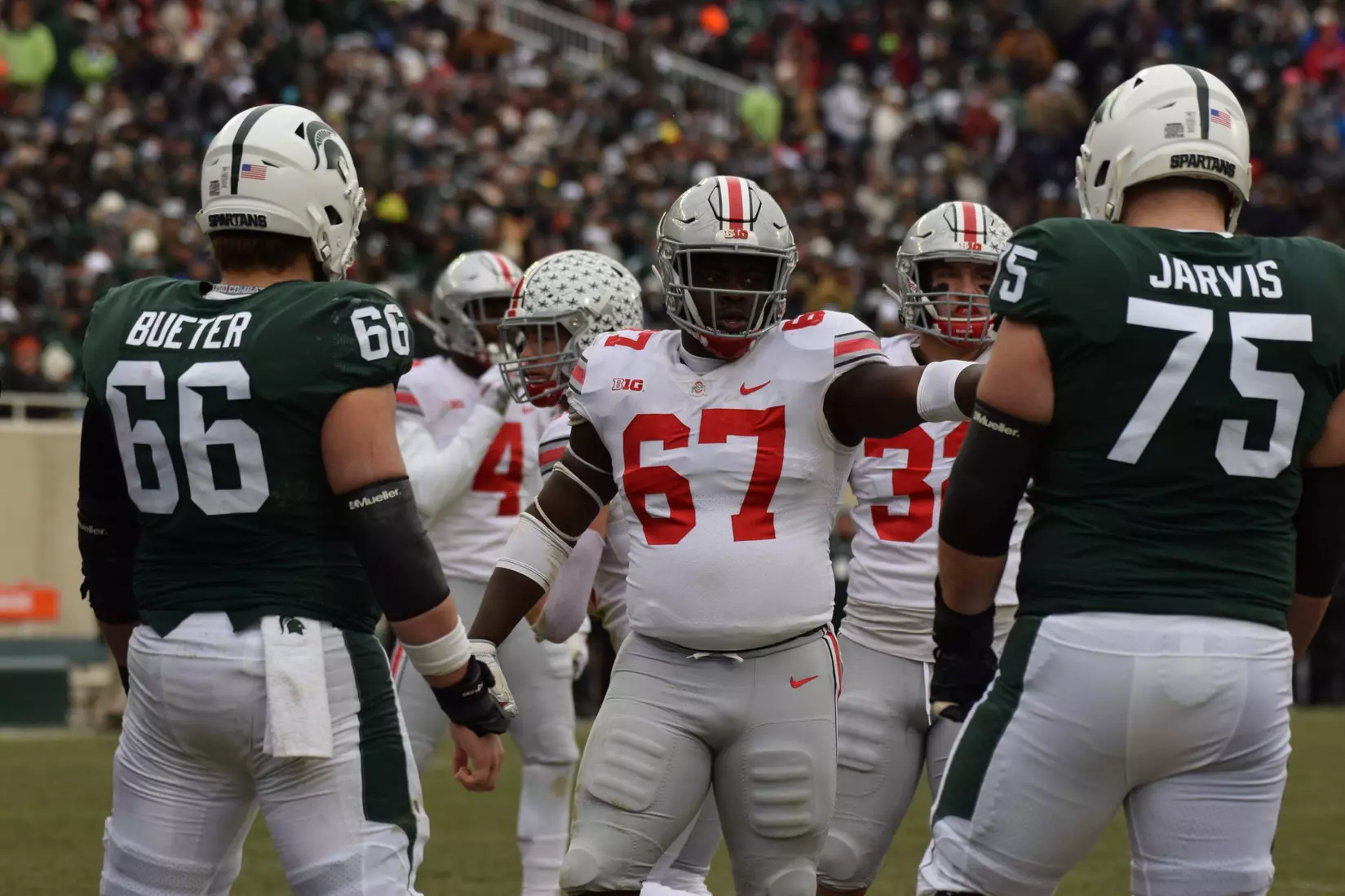 Buckeyes Out-muscle Michigan State in Second Half