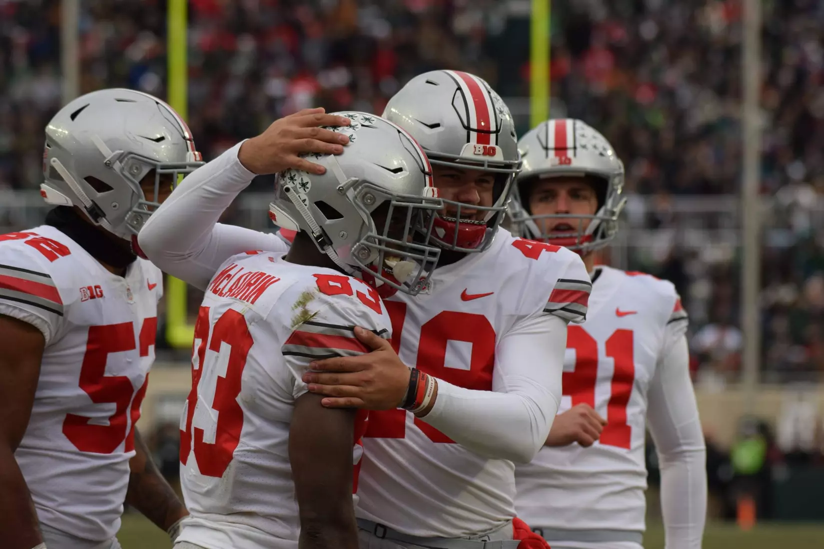 Buckeyes Out-muscle Michigan State in Second Half