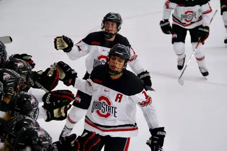 No. 8 Ohio State Holds Off Mercyhurst in OT