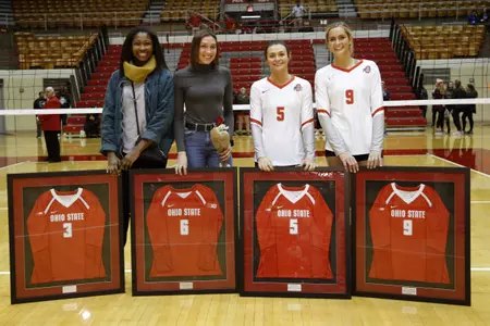 Buckeyes Celebrate Seniors on Saturday Night
