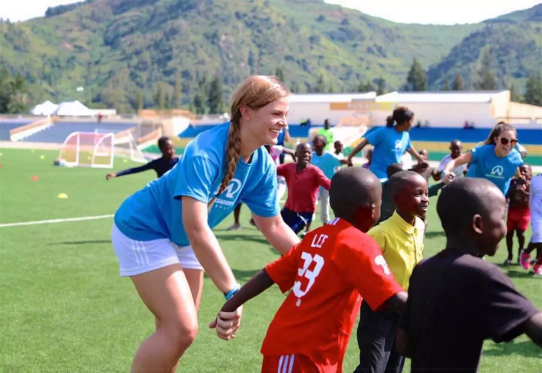 Former Buckeye Jillian McVicker Gives Back in Rwanda