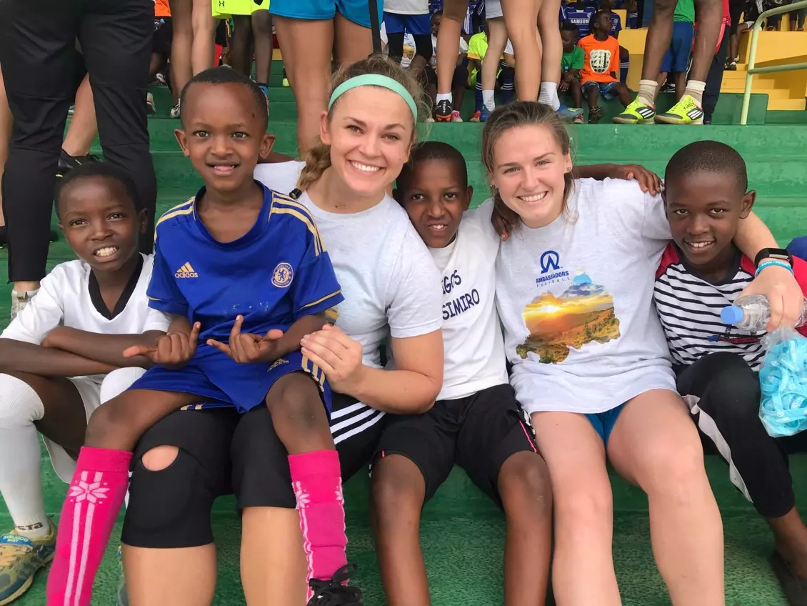 Former Buckeye Jillian McVicker Gives Back in Rwanda