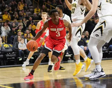 No. 16 Ohio State Drops 72-62 Decision at Iowa