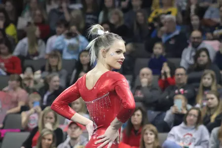 Stone Wins Floor Title at Big Five Meet with Season High