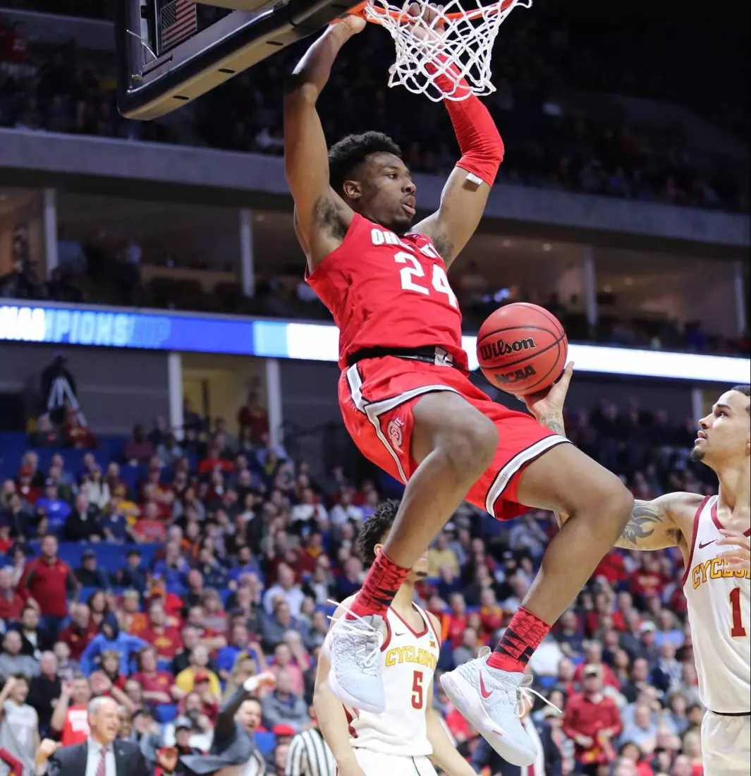 No. 11 Seed Buckeyes Edge No. 6 Seed Iowa State, 62-59, in NCAA First Round