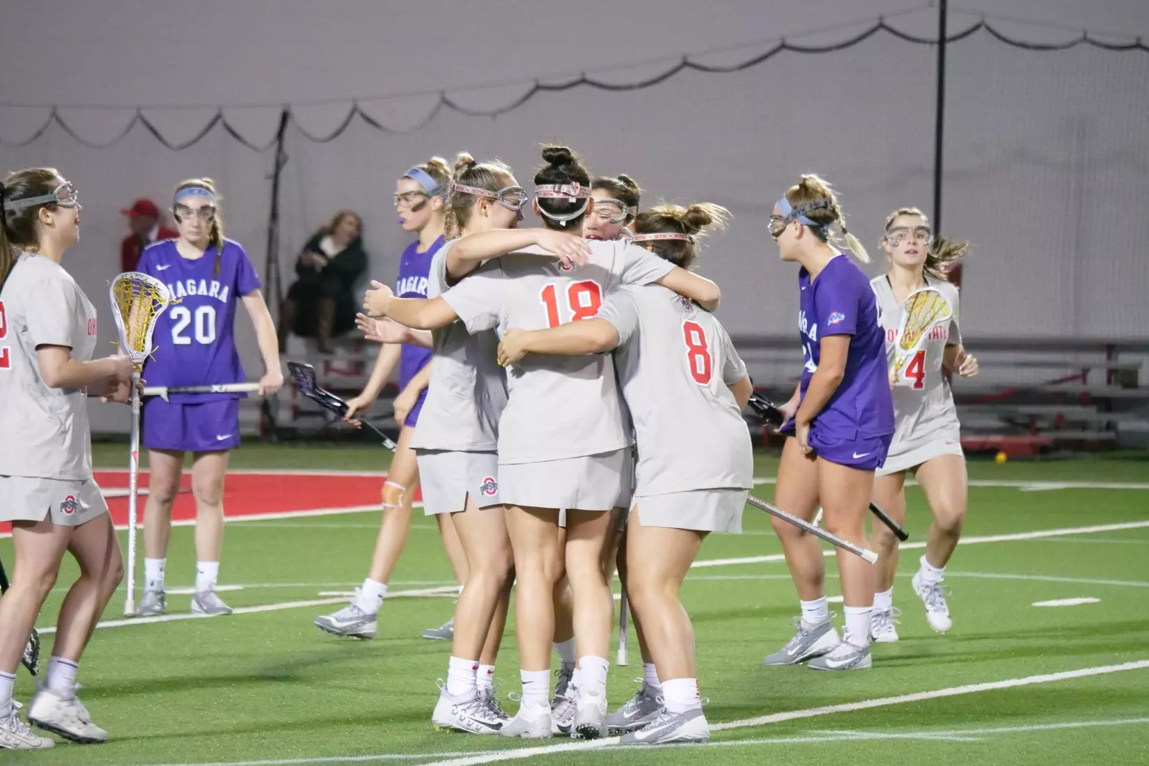 Season-High 11 Assists Lifts Ohio State Over Niagara, 16-12