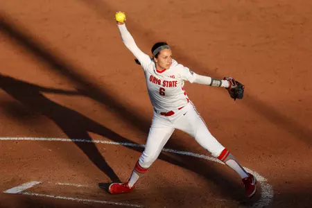 Morgan Ray Tosses No-Hitter in 9-0 Run-Rule Win over Illinois