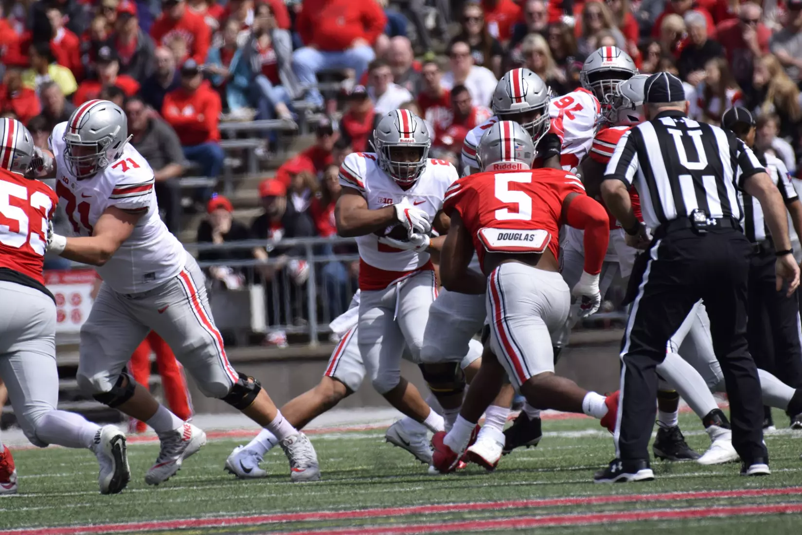 Gray Takes Spring Game 35-17