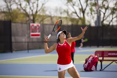 Chatting with Fukuda and Coach Schaub