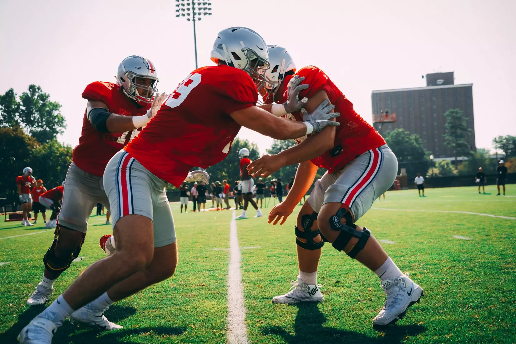 Ohio State welcomes the Big Ten Network fall tour to practice