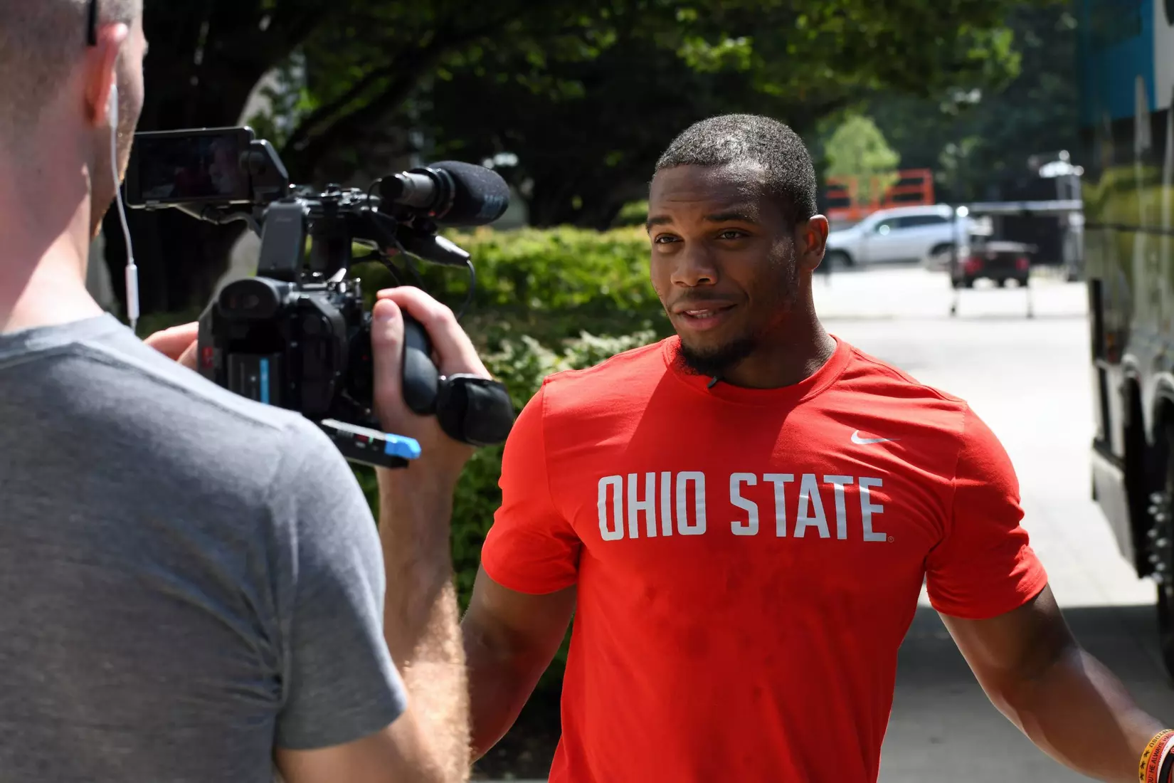 Ohio State welcomes the Big Ten Network fall tour to practice