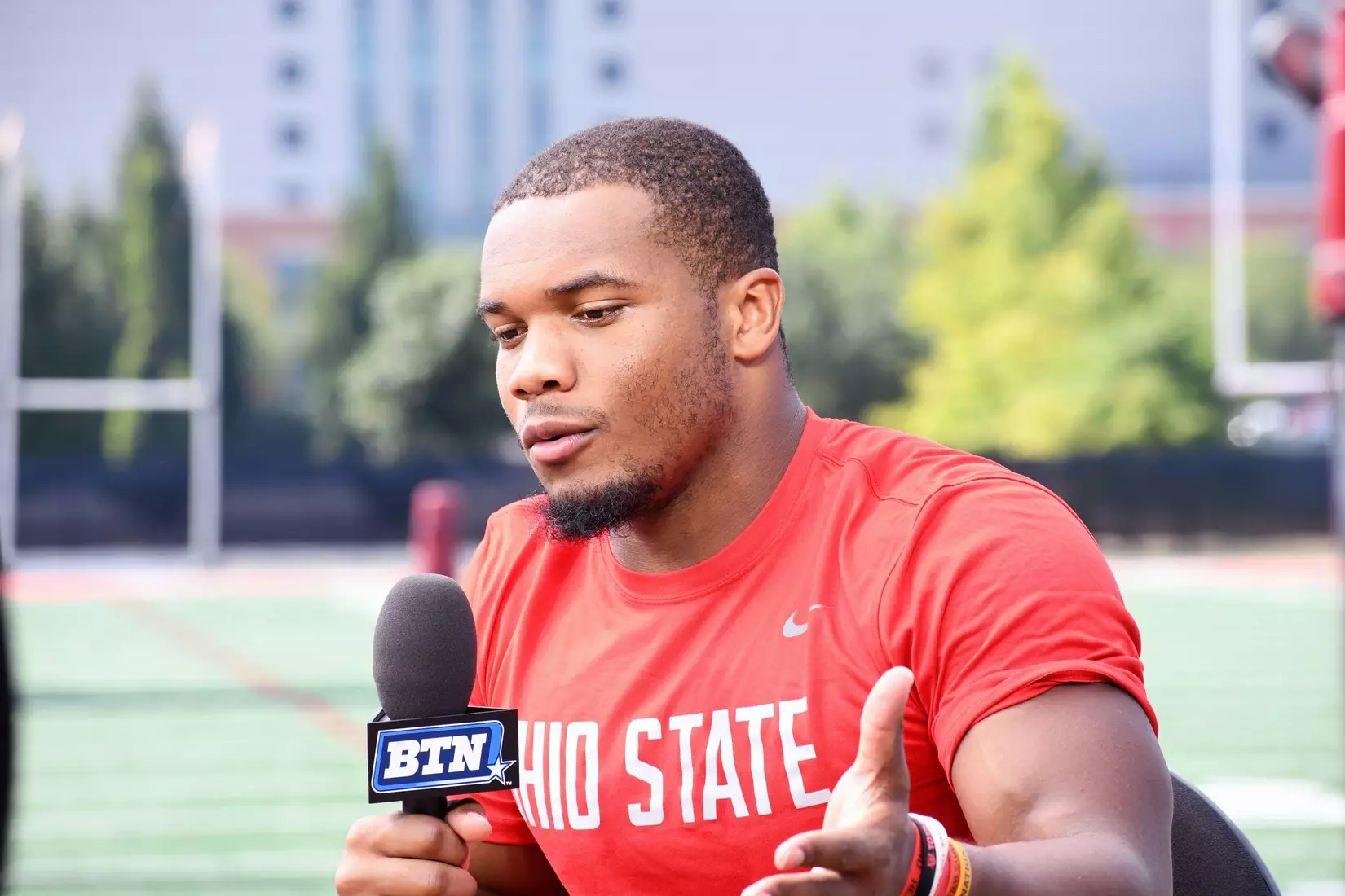 Ohio State welcomes the Big Ten Network fall tour to practice