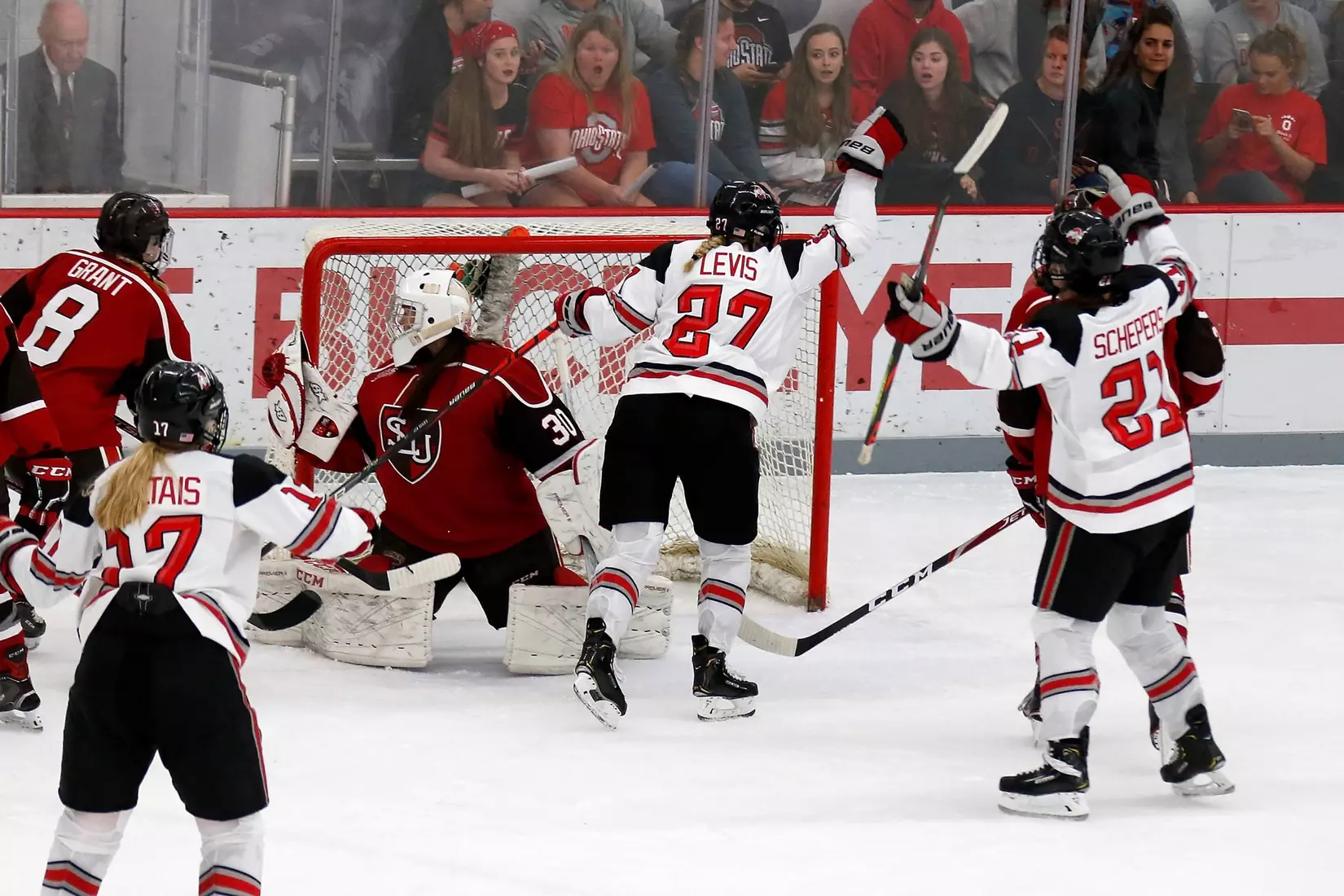 No. 9 Buckeyes Stifle St. Lawrence, 4-1