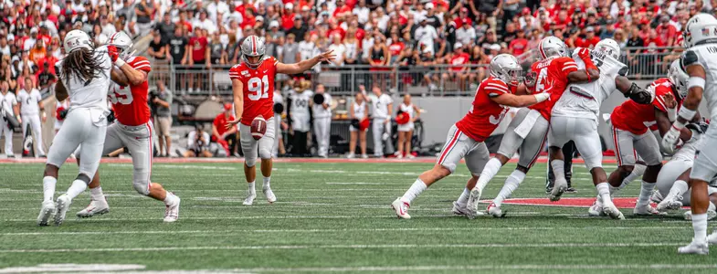 Punter Drue Chrisman is B1G Special Team’s Player of the Week
