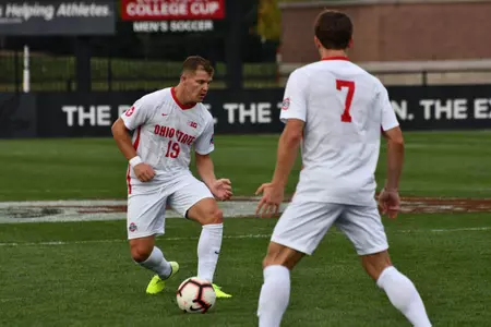 Holland, Etling Score in 2-1 Win at No. 25 Bowling Green