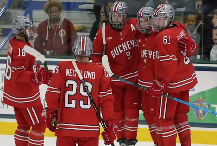 Ege’s Hat Trick Leads No. 15 Buckeyes Past Mercyhurst, 7-2