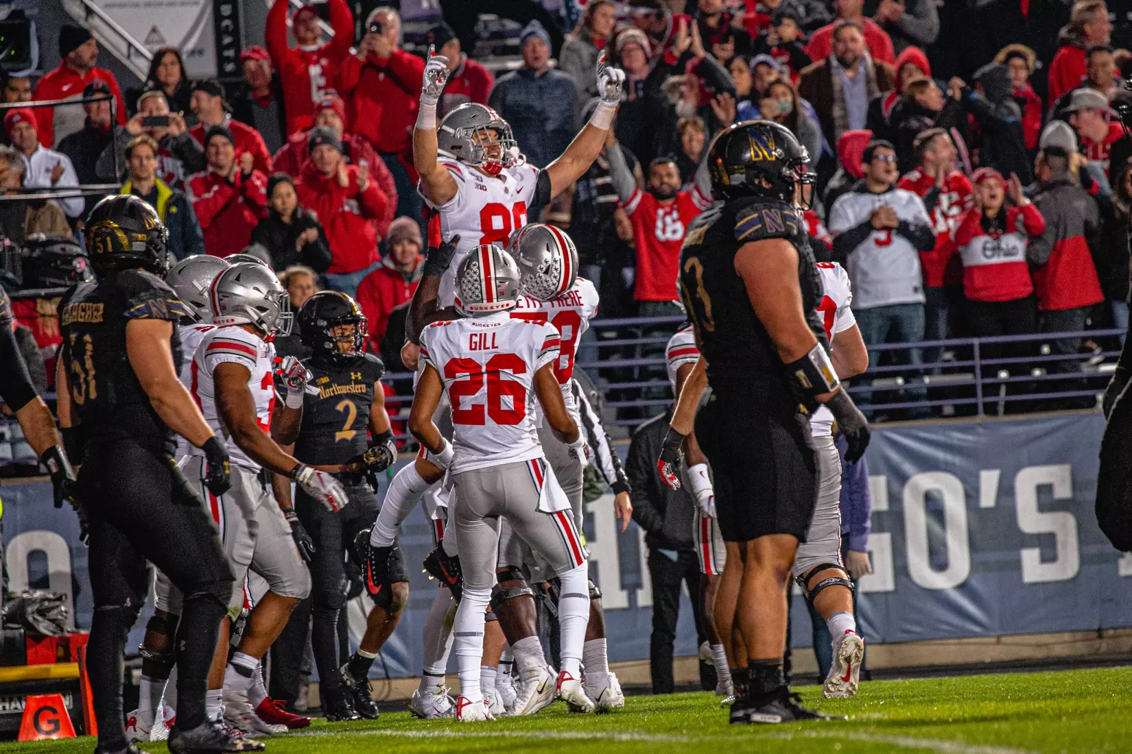 Champions, Players of the Game Selected vs. Northwestern