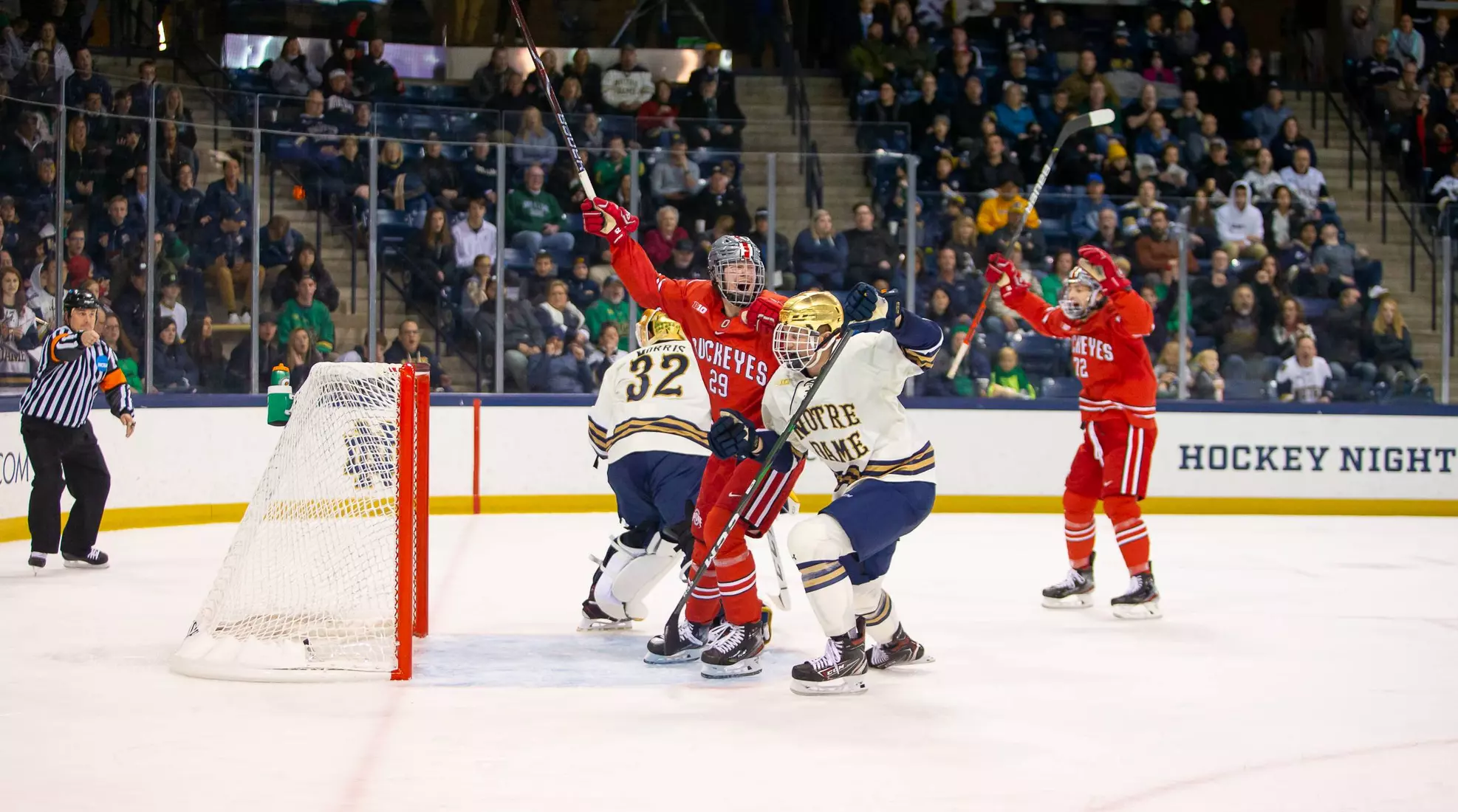 No. 9/8 Buckeyes Drop 2-1 Game at No. 5 Notre Dame