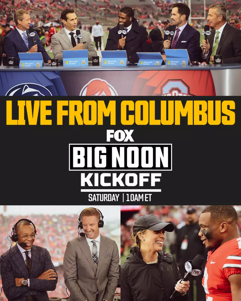 Unprecedented Three National Pregame Shows on Site for OSU-PSU
